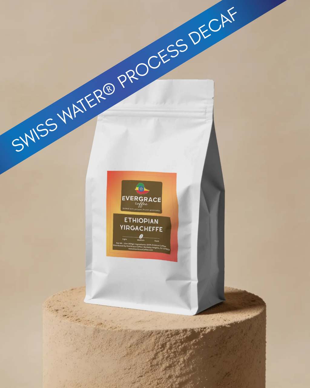 Ethiopian Yirgacheffe DECAF, Swiss Water® Process