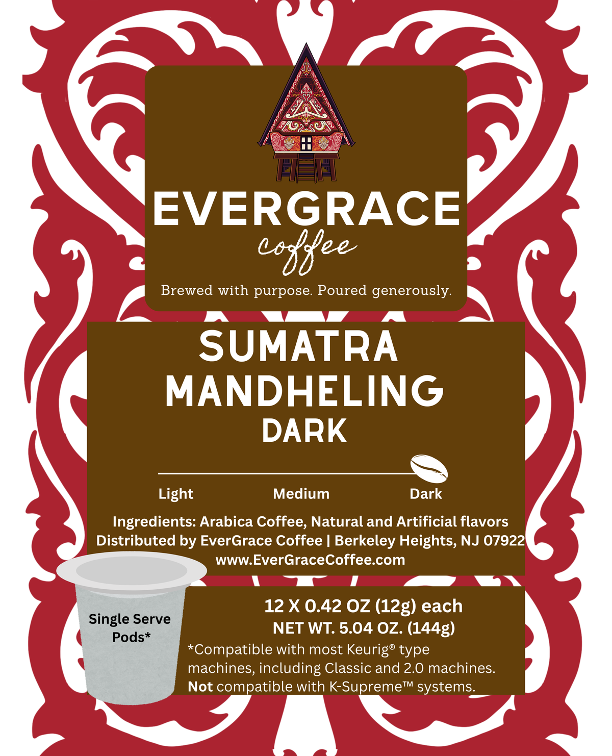 Sumatra Mandheling Dark Single Serve