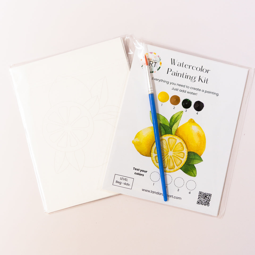 Watercolor Kit - Lemons