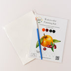 Watercolor Kit - Mandarin & Cranberry