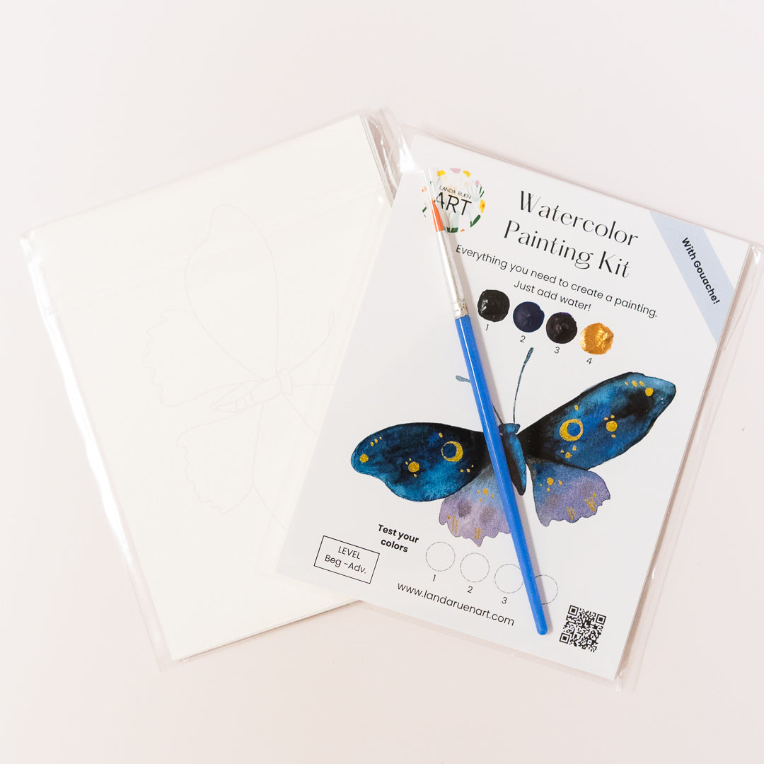 Watercolor Kit - Midnight Moth