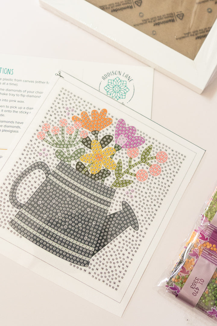 Diamond Art - Watering Can