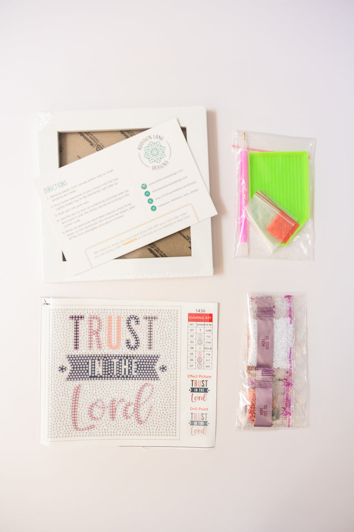 Diamond Art - Trust in the Lord