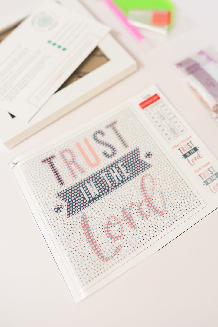 Diamond Art - Trust in the Lord