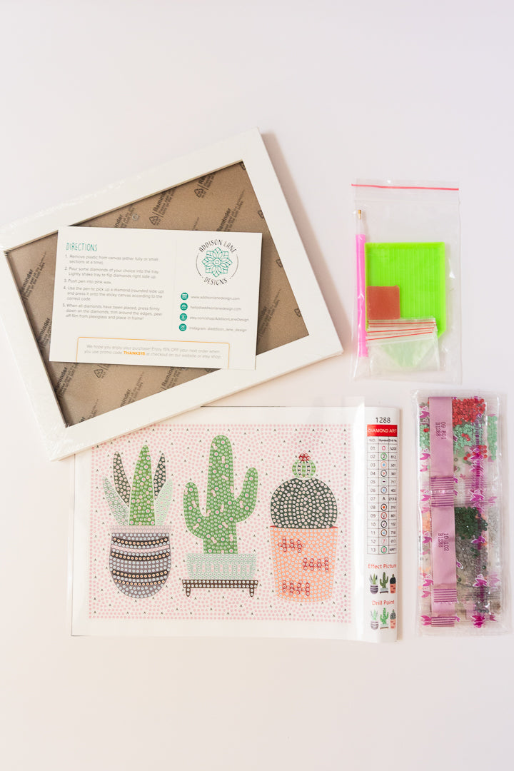 Diamond Art - Cactus