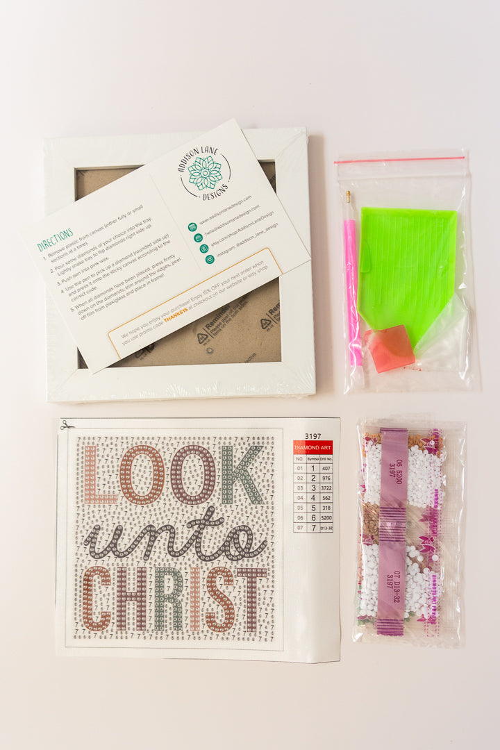 Diamond Art - Look unto Christ