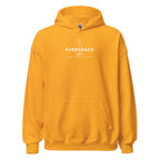 EverGrace Coffee Unisex Hoodie with Flora design in gold, front view